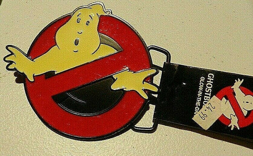 Ghostbusters Movie Logo Enamel Metal Belt Buckle -NEW