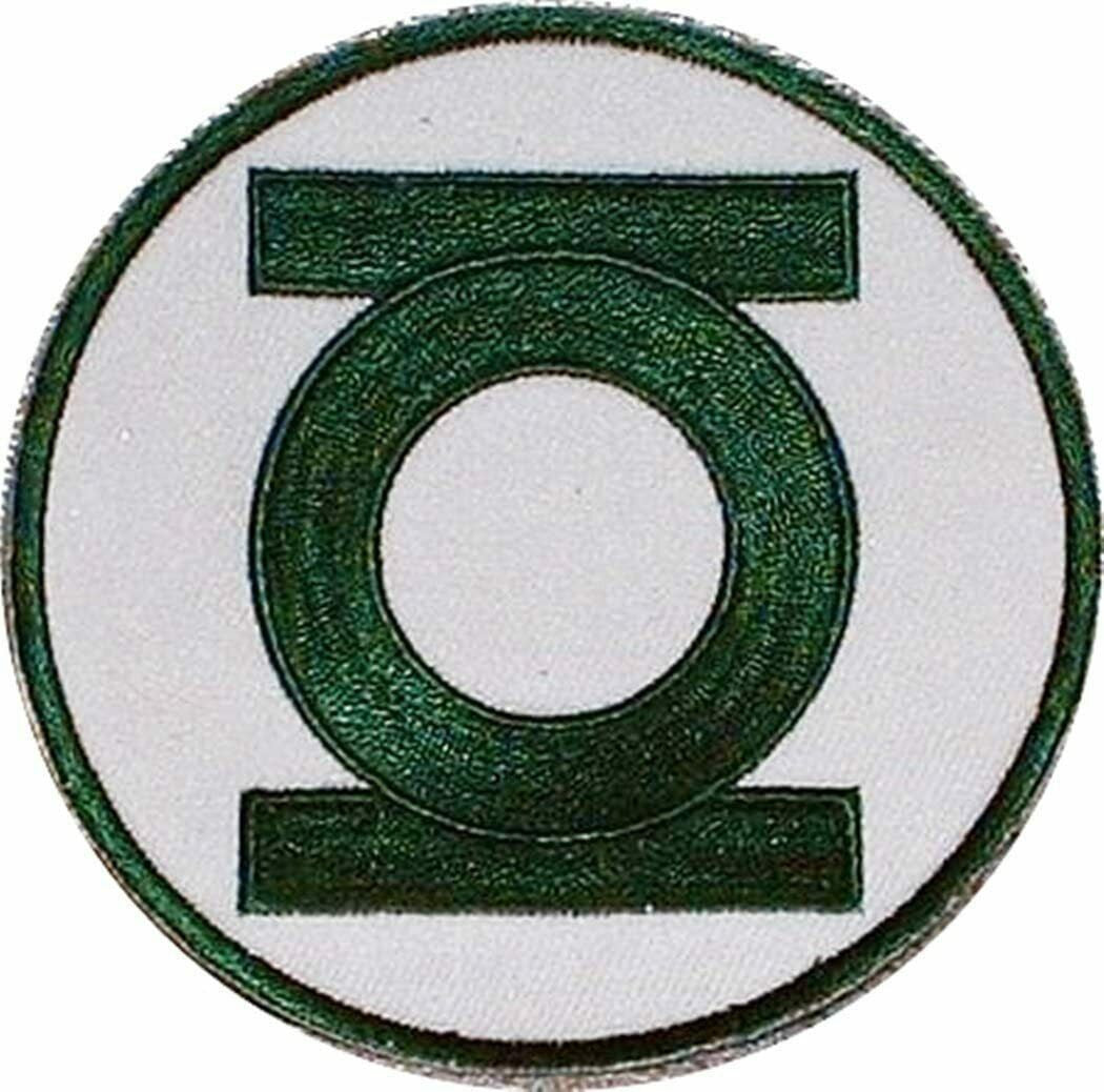 3 1/2 inches diameter, a new Green Lantern classic logo embroidered patch. Sew or iron on. New.

Please note we will always combine shipping on like items.  Any additional patch or pin will ship for 50 cent per item.  Any additional payment will be reimbursed to your Paypal account.  Thank You.
