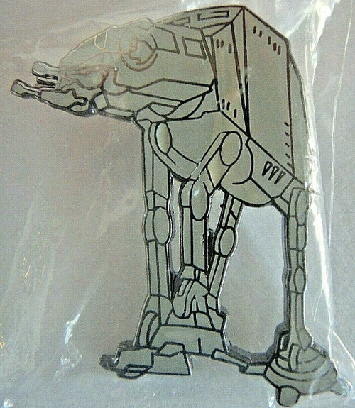 Star Wars Imperial AT-AT Figure Die Cut Cloisonne Metal Pin 1993 -new