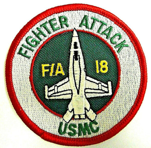 USMC F1/8 "Fighter Attack" Embroidered Patch -new (10+ years Old