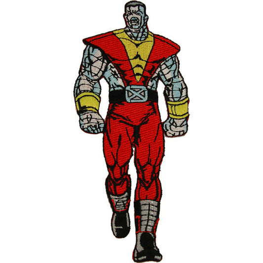 5 1/2 inches tall,  a new Marvel Colossus (the Uncanny X-Men) Embroidered Patch -new Sew on or iron. 

Please note we will always combine shipping on like items.  Any additional patch or pin will ship for 50 cent per item.  Any additional payment will be reimbursed to your Paypal account.  Thank You.
