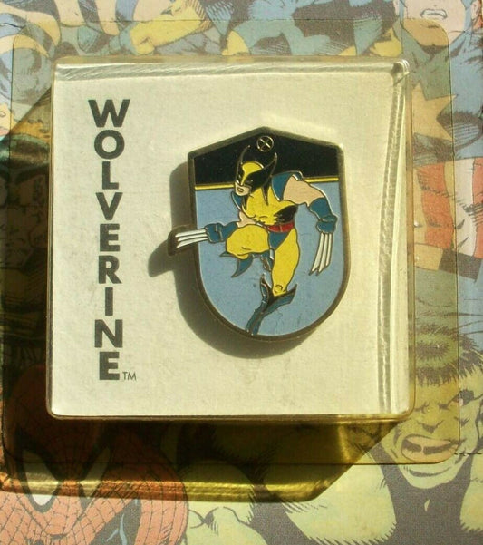 1993 Marvel Universe Wolverine collector's pin. Unopened on the original card.

Please note we will always combine shipping on like items.  Any additional patch or pin will ship for 50 cent per item.  Any additional payment will be reimbursed to your Paypal account.  Thank You.