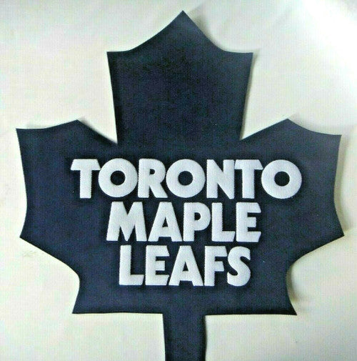 NHL Toronto Maple Leafs Die Cut Logo -10" Vinyl & Embroidered Jersey Size Patch