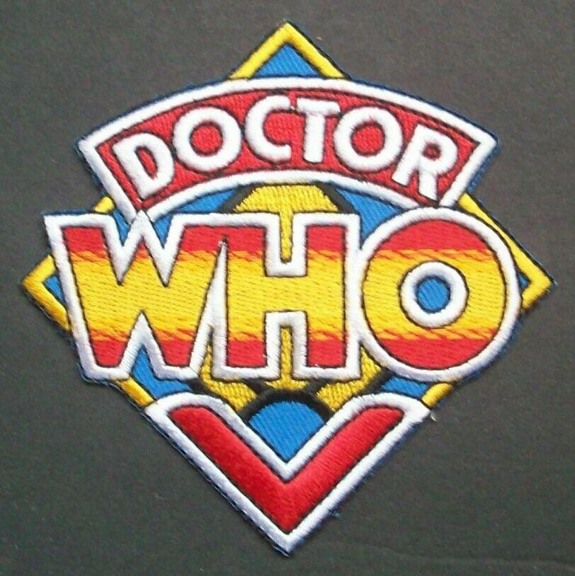 3 1/2 x 3 1/2", Doctor Who embroidered logo patch. Sew on or iron on. New. 

Please note we will always combine shipping on like items. Any additional patch or pin will ship for 50 cent per item. Any additional payment will be reimbursed to your Paypal account. Thank You.