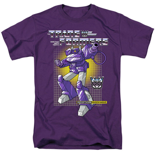 Transformers "Shockwave" Mens Adult Unisex T-Shirt -Available sm to 3x
100% Cotton High Quality Pre Shrunk Machine Washable T Shirt