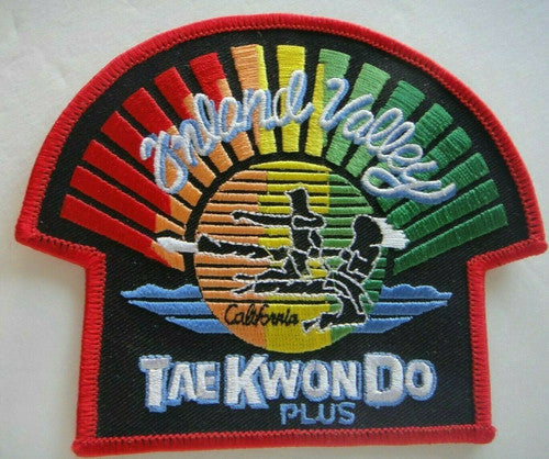 Inland Valley, California Tae Kwon Do Plus Embroidered Patch. -new