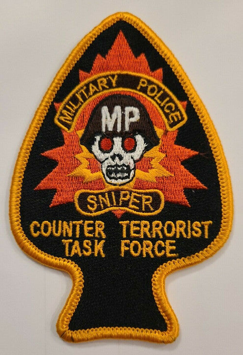 Army Counter Terrorist Task Force -Military Police Sniper Embroidered Patch