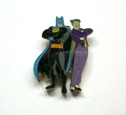 DC Comics Batman & Joker "Batman Animated" Enamel Pin - New