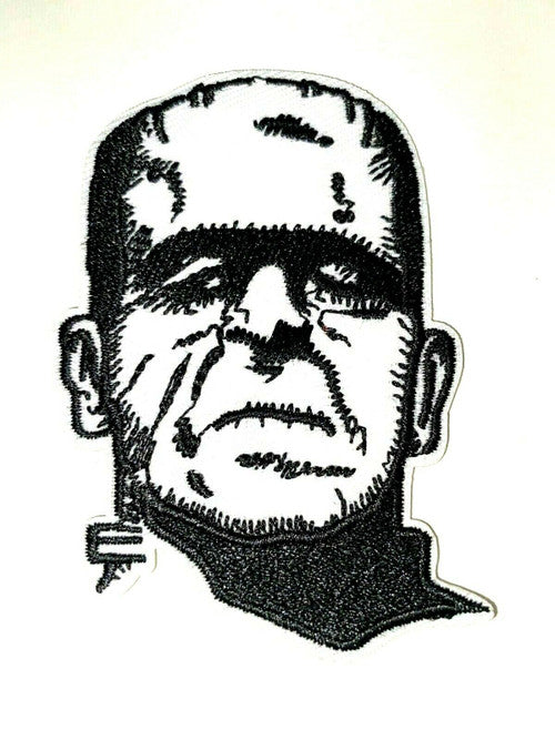 Frankenstein "Boris Karloff" Embroidered Patch -new