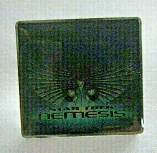New Star Trek "Nemesis" Motion Picture Movie Poster Enamel Pin.  Measure 1 inch wide.  Includes a clutch back.  

Please note we will always combine shipping on like items.  Any additional patch or pin will ship for 50 cent per item.  Any additional payment will be reimbursed to your Paypal account.  Thank You.
