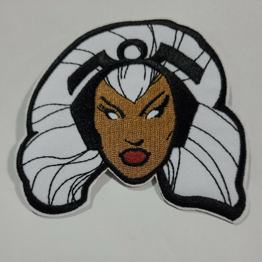 3.5 inches in diameter, a new Marvel The Uncanny X-Men Storm "Portrait" embroidered patch. Sew on or iron on. New.

Please note we will always combine shipping on like items.  Any additional patch or pin will ship for 50 cent per item.  Any additional payment will be reimbursed to your Paypal account.  Thank You.