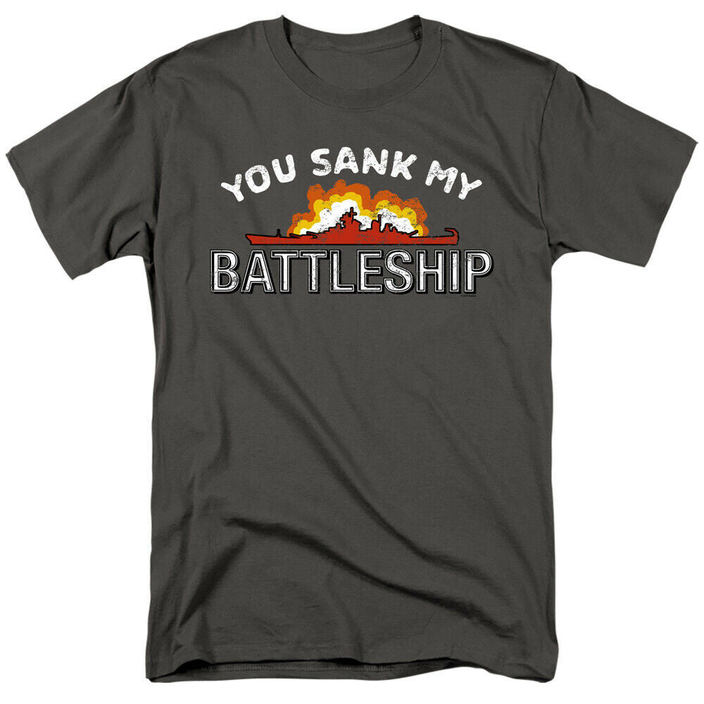 Battleship Game "You Sank My" Mens Unisex T-Shirt, Available Sm to 3x
100% Cotton High Quality Pre Shrunk Machine Washable T Shirt