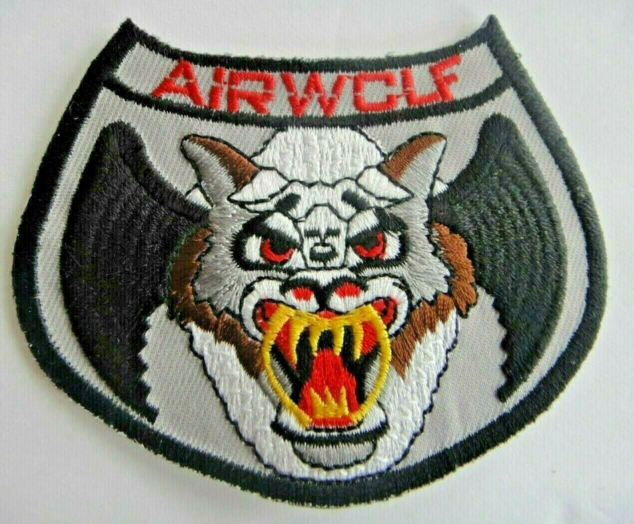 4 inches in diameter,  a new Airwolf "TV Show" Shoulder embroidered patch. Sew on or iron on. 

Please note we will always combine shipping on like items.  Any additional patch or pin will ship for 50 cent per item.  Any additional payment will be reimbursed to your Paypal account.  Thank You.