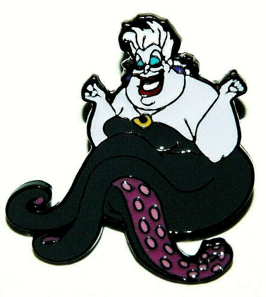 1. 1/4 inch high,  a new Walt Disney’s The Little Mermaid Ursula Cloisonne Pin with clutch back.

Please note we will always combine shipping on like items.  Any additional patch or pin will ship for 50 cent per item.  Any additional payment will be reimbursed to your Paypal account.  Thank You.