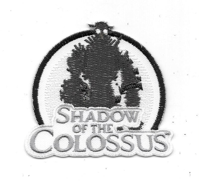 3 inches wide, a new Shadow of the Colossus Video Game Name Logo Embroidered Patch.

Please note we will always combine shipping on like items.  Any additional patch or pin will ship for 50 cent per item.  Any additional payment will be reimbursed to your Paypal account.  Thank You.