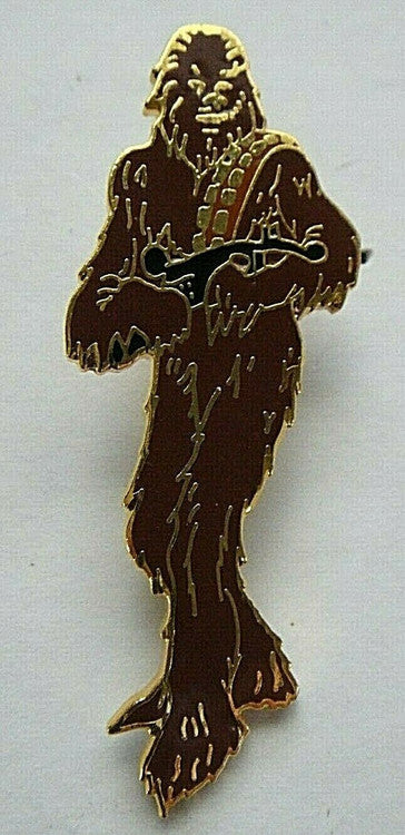 Star Wars Chewbacca with Gun Cloisonne Pin - New