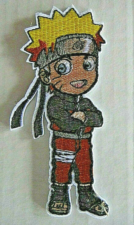 Naruto Uzumaki Standing Embroidered Patch - New