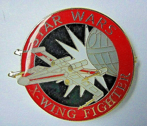 Star Wars X-Wing Fighter Enamel Pin - 1995 New