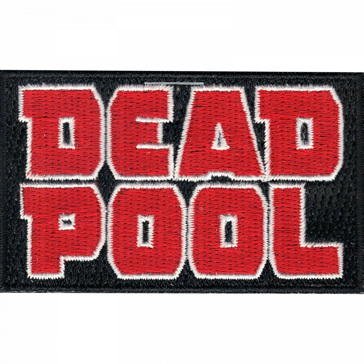 3 inches wide, Marvel Comics Dead Pool Script patch. Sew or iron on. New.

Please note we will always combine shipping on like items.  Any additional patch or pin will ship for 50 cent per item.  Any additional payment will be reimbursed to your Paypal account.  Thank You.