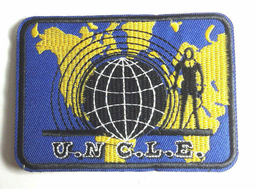 4 inches wide", The Man from U.N.C.L.E. Logo Embroidered Patch. Sew on or iron on. New.

Please note we will always combine shipping on like items.  Any additional patch or pin will ship for 50 cent per item.  Any additional payment will be reimbursed to your Paypal account.  Thank You.