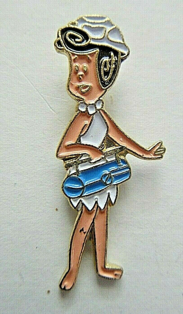 
1 1/8 inch tall, a new The Flintstones TV series "Wilma Flintstone"  Enamel Metal Pin with clutch back.

Please note we will always combine shipping on like items.  Any additional patch or pin will ship for 50 cent per item.  Any additional payment will be reimbursed to your Paypal account.  Thank You.