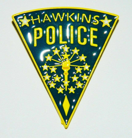 Stranger Things TV Series Hawkins Police Logo Metal Enamel Pin -new