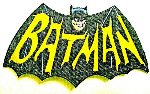 Batman 1966 TV Show (Adam West) 4.5" Jacket Embroidered Logo Patch -new