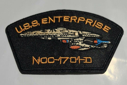 Star Trek U.S.S. Enterprise NCC-1701-D Smaller Embroidered Patch