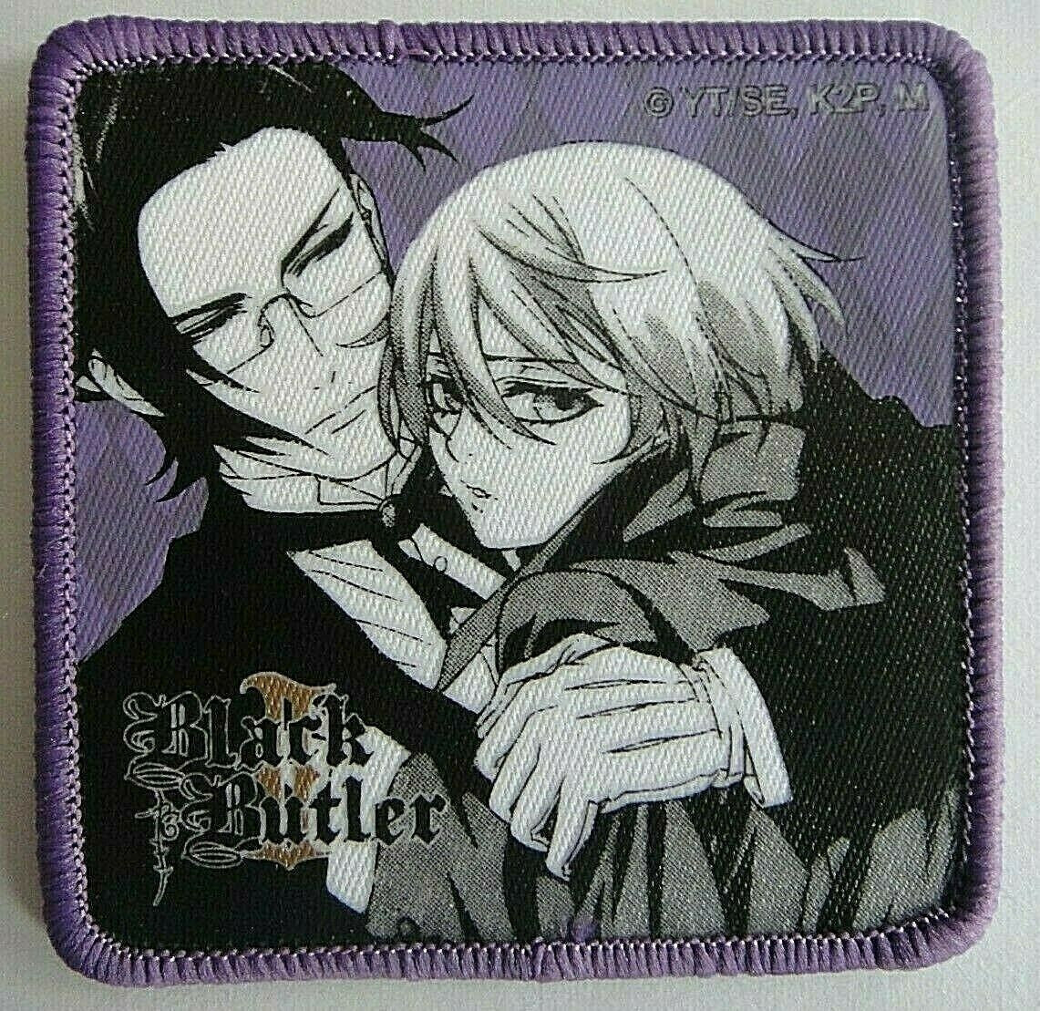 Measures 2.5 inches square,  A new  Black Butler 2 -Claude & Aloise embroidered patch. Sew on or iron on. New.

Please note we will always combine shipping on like items.  Any additional patch or pin will ship for 50 cent per item.  Any additional payment will be reimbursed to your Paypal account.  Thank You.