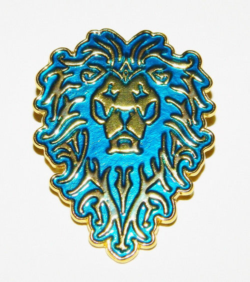 World of Warcraft "The Alliance Logo" Metal Enamel Pin -New