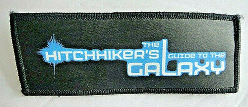 Hitchhiker's Guide To The Galaxy's Logo Embroidered Patch -new