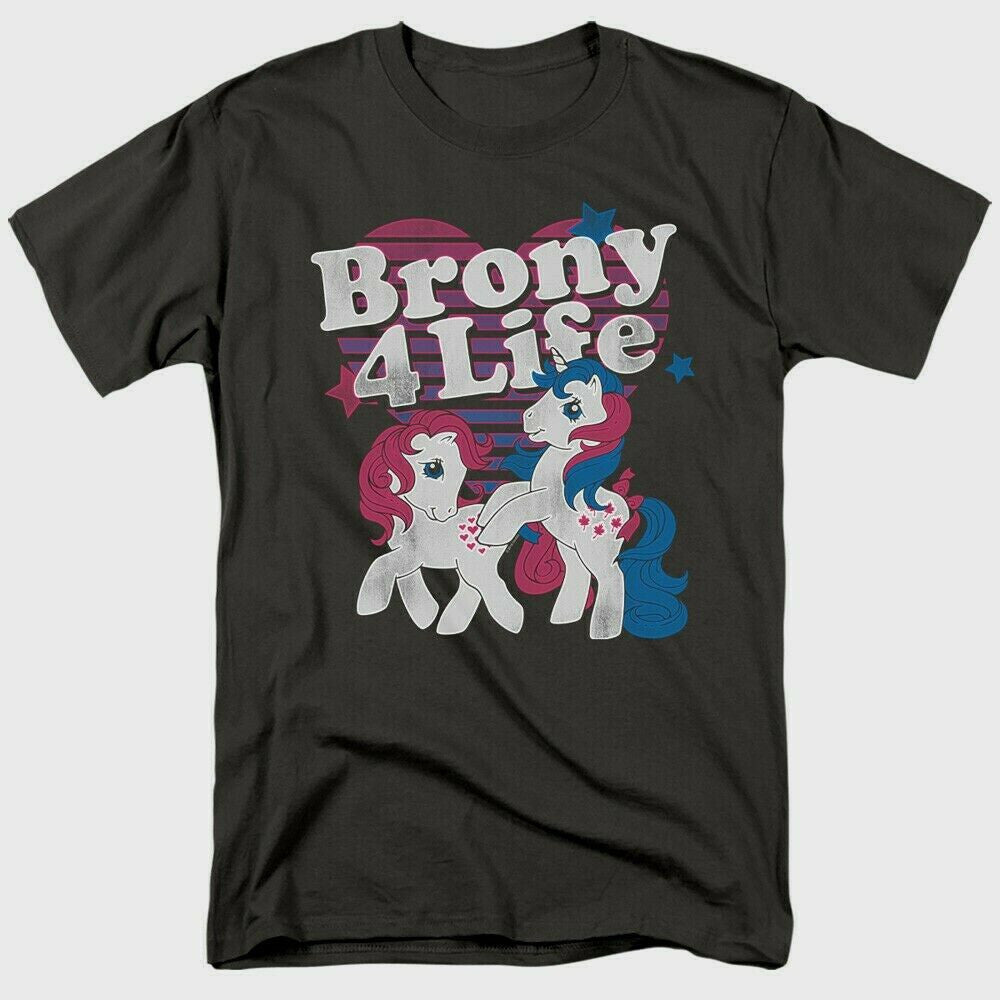 My Little Pony "Brony 4 Life" Mens Unisex T-Shirt Available Sm to 3x
100% Cotton High Quality Pre Shrunk Machine Washable T Shirt