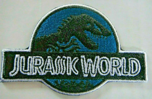 3 1/4 inches in diameter, Jurassic World Logo embroidered patch.  Sew or iron on. New

Please note we will always combine shipping on like items.  Any additional patch or pin will ship for 50 cent per item.  Any additional payment will be reimbursed to your Paypal account.  Thank You.