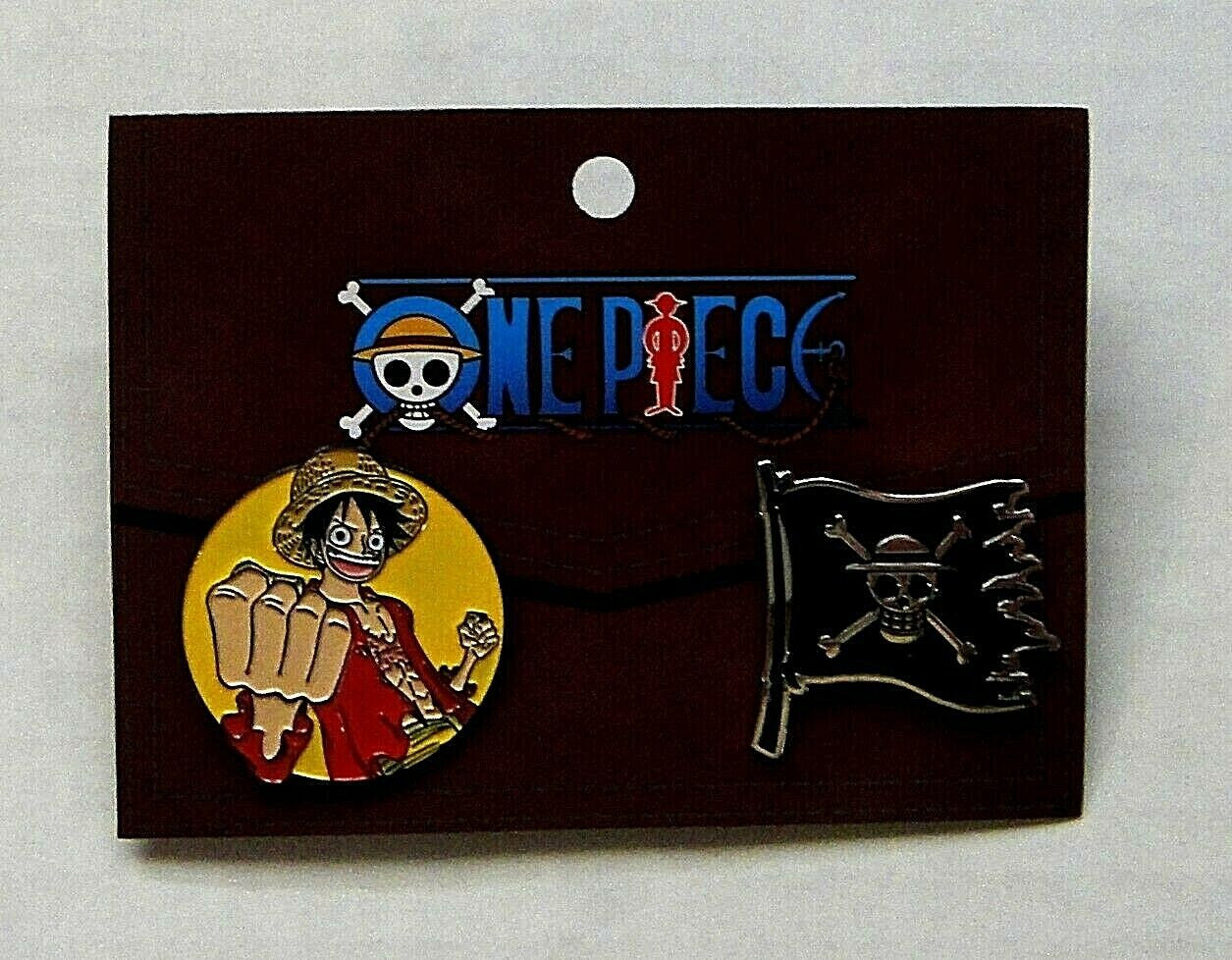 1 1/4" wide, Japanese anime One Piece  enamel pins available as a set or sold individually.  Each pin includes a clutch back. New

Please note we will always combine shipping on like items.  Any additional patch or pin will ship for 50 cent per item.  Any additional payment will be reimbursed to your Paypal account.  Thank You.