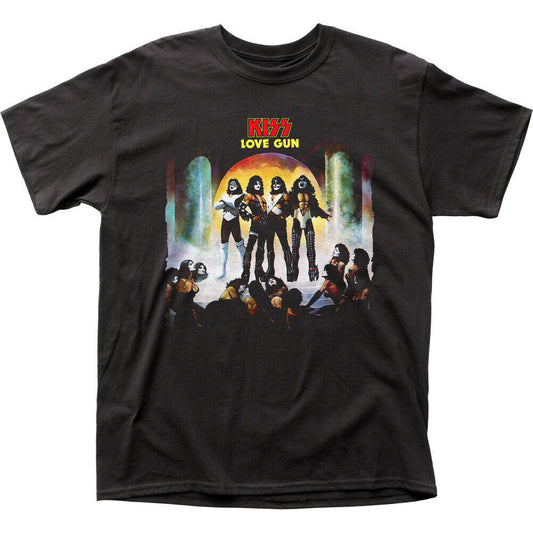 KISS, "Love Gun" Album Cover Mens Unisex T-Shirt - Available in Sm to 2x
100% cotton high quality pre shrunk machine washable t-shirt