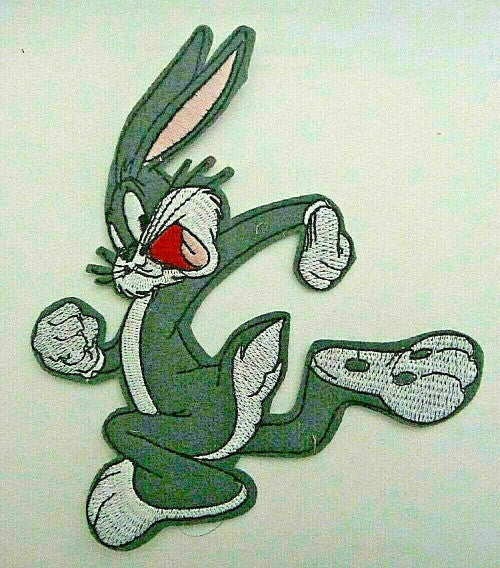 Bugs Bunny "Running" (Looney Tunes) xLEmbroidered Patch -new