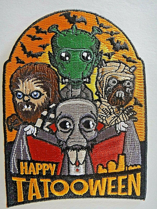 Star Wars "Happy Tatooween" Embroidered Patch. Sew on