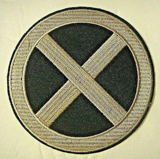 3.5 inches in diameter, a new Marvel The Uncanny X-Men Storm "X" Belt Logo embroidered patch. Sew on or iron on. New.

Please note we will always combine shipping on like items.  Any additional patch or pin will ship for 50 cent per item.  Any additional payment will be reimbursed to your Paypal account.  Thank You.