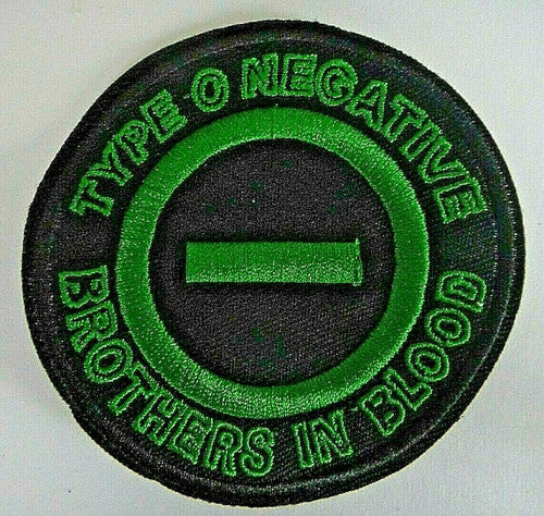 Type O Negative "Brothers in Blood" Embroidered Patch -New