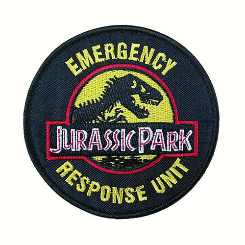 Jurassic Park Emergency Response Unit Embroidered Patch - New