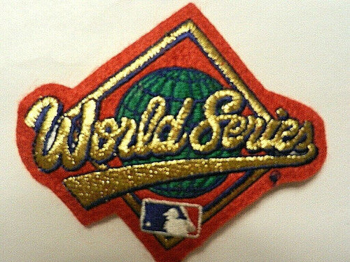 MLB World Series Jersey Embroidered Patch -new (26+ years old)
