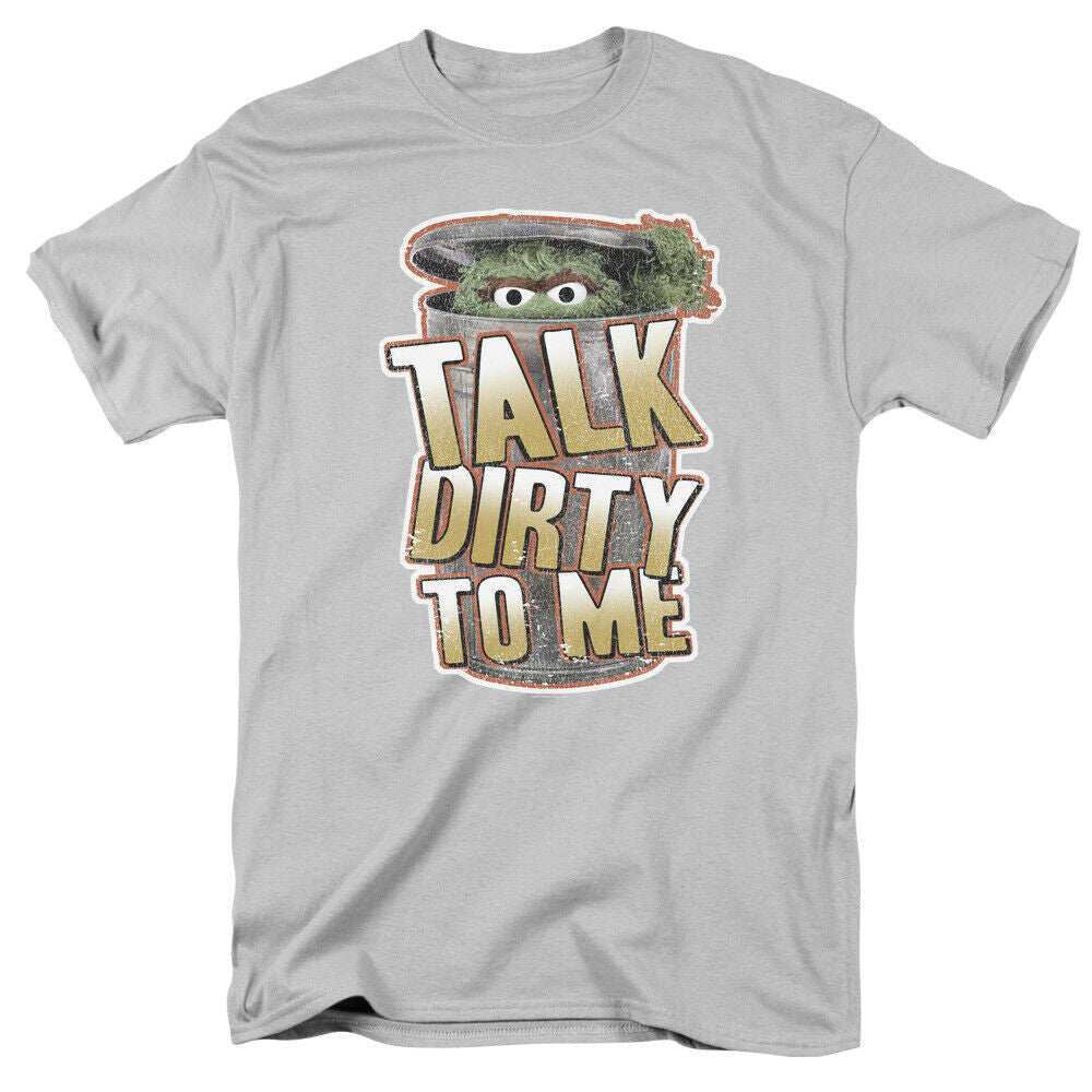 Sesame Street Oscar the Grouch Talk Dirty to Me" Mens T-Shirt, Available Sm > 3x
100% Cotton High Quality Pre Shrunk Machine Washable T Shirt