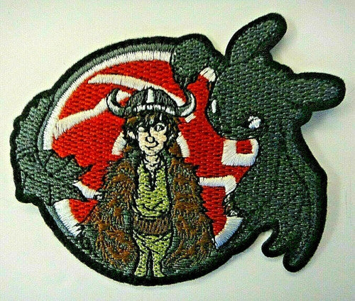 How to Train Your Dragon "Hiccup Horrendous Haddock " Embroidered Patch -new