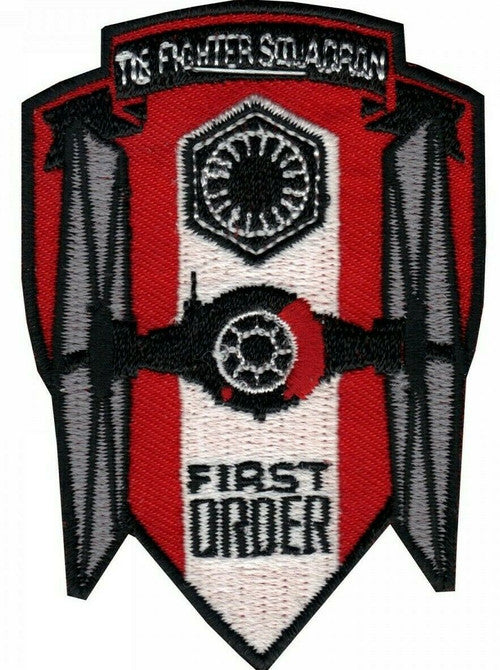 Star Wars Tie Fighter Squadron, First Order 4" Embroidered Patch -new