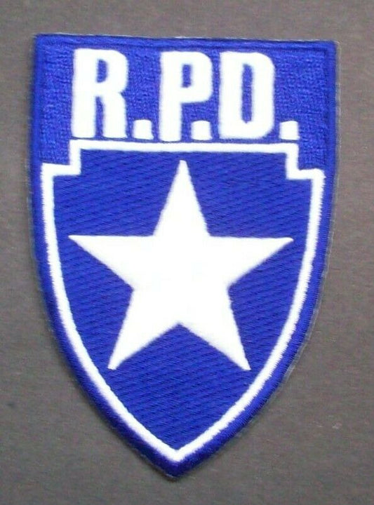 3 inches tall, a new Resident Evil, Raccoon Police Department embroidered patch. Sew or iron on. New.

Please note we will always combine shipping on like items.  Any additional patch or pin will ship for 50 cent per item.  Any additional payment will be reimbursed to your Paypal account.  Thank You.