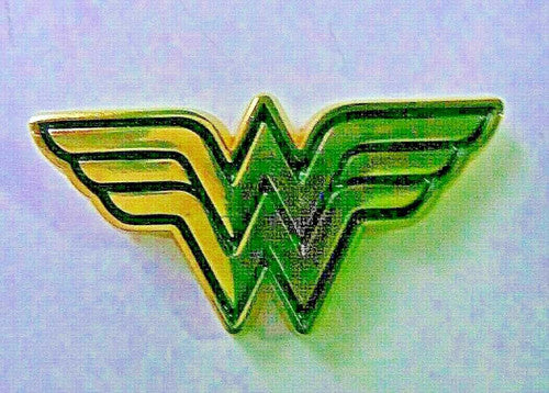 Wonder Woman 1990's "W" Logo Enamel Pin - DC Comics, New
