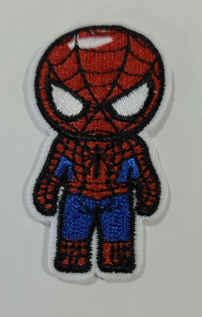 2 3/8 inches tall, a new Marvel The Amazing Spider-Man embroidered patch. Sew or iron on. New.

Please note we will always combine shipping on like items.  Any additional patch or pin will ship for 50 cent per item.  Any additional payment will be reimbursed to your Paypal account.  Thank You.