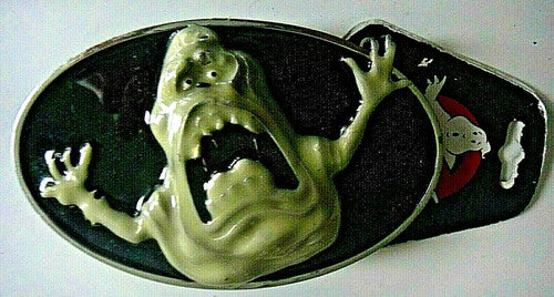 Ghostbuster 3D "Slimer" Enamel Metal Belt Buckle -NEW