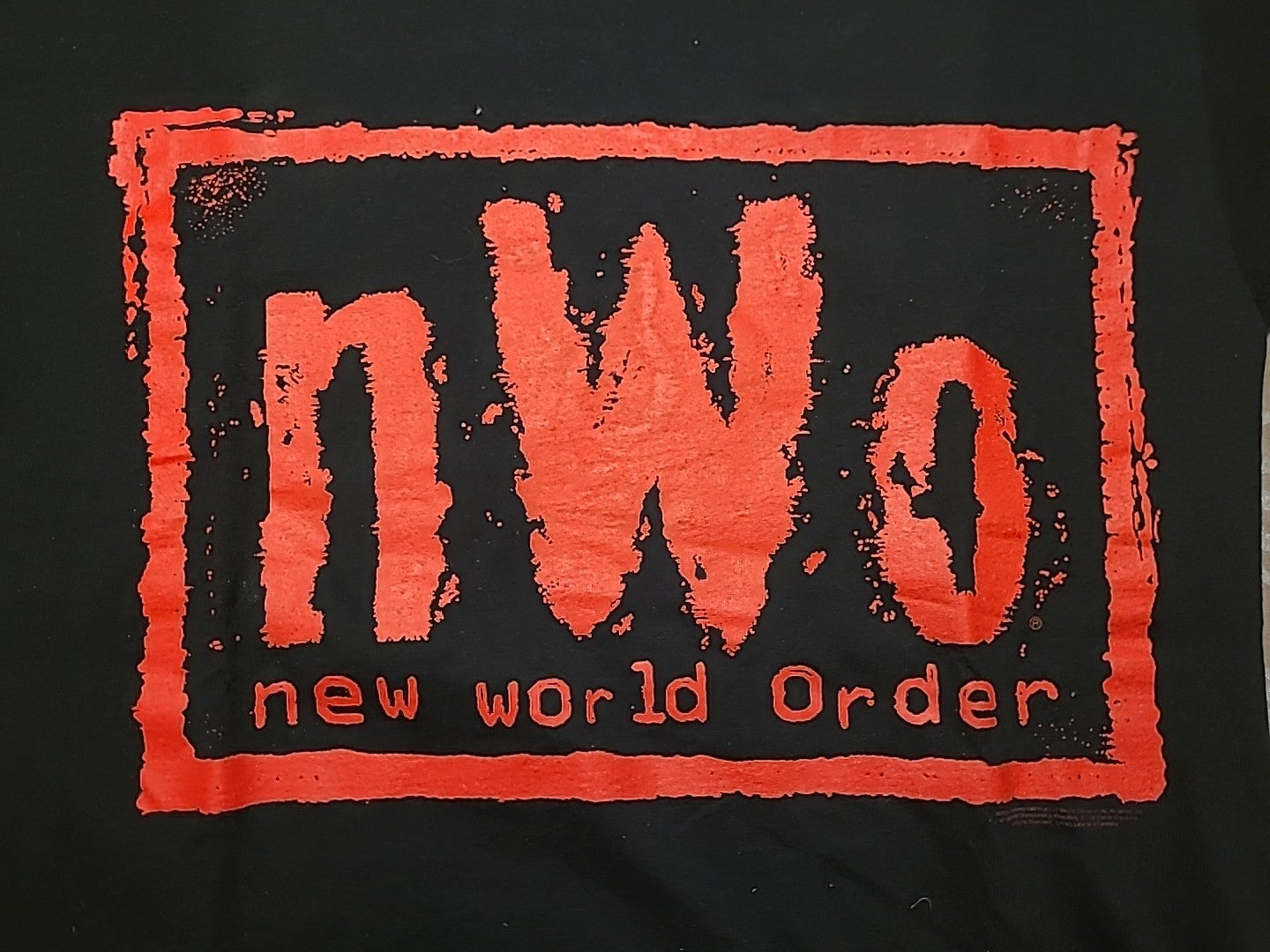 WWF: "N.W.O." (New World Order) Mens Medium Unisex T-shirt -New Vintage 1998