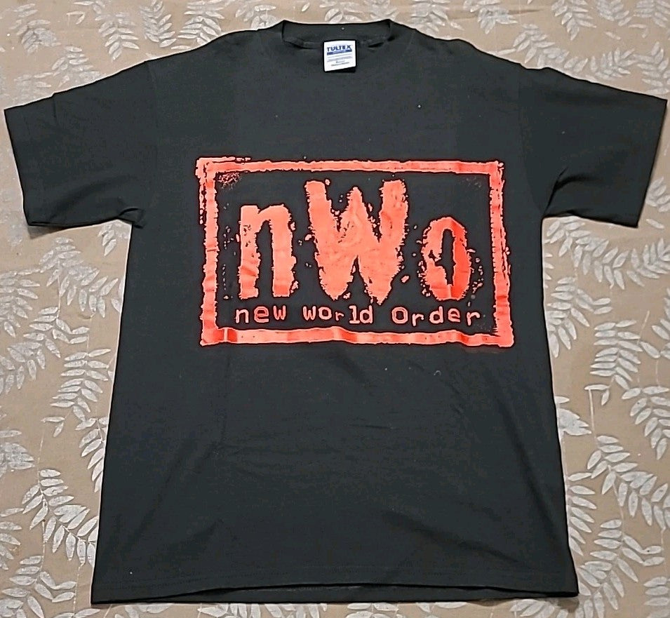 WWF: "N.W.O." (New World Order) Mens Medium Unisex T-shirt -New Vintage 1998